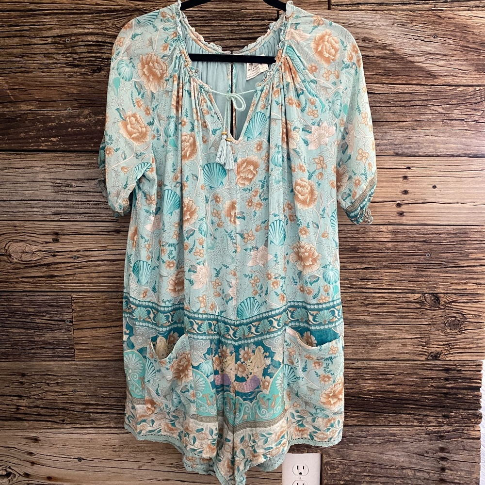 Spell And The Gypsy X Free People Seashell Romper - image 1